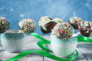 Cake Pops de fresa